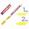 Rotulador Permanente Edding 751 Amarillo Punta Redonda