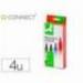 Rotulador Q-Connect permanente estuche 4 colores surtidos punta redonda trazo 3.0 mm