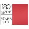 Cartulina Color Rojo Liderpapel 50x65 cm 185 gr