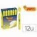 MARCADOR DE CERA GEL JOVI FLUORESCENTE COLOR AMARILLO CAJA DE 12 UNIDADES