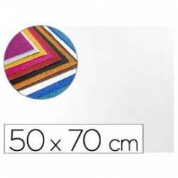 Goma Eva Liderpapel con purpurina 50x70cm 60g/m2 blanco