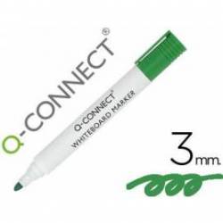 Rotulador Q-Connect para pizarra blanca 3 mm color verde