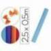 Papel Crespon Liderpapel 50cmx2,5m Celeste
