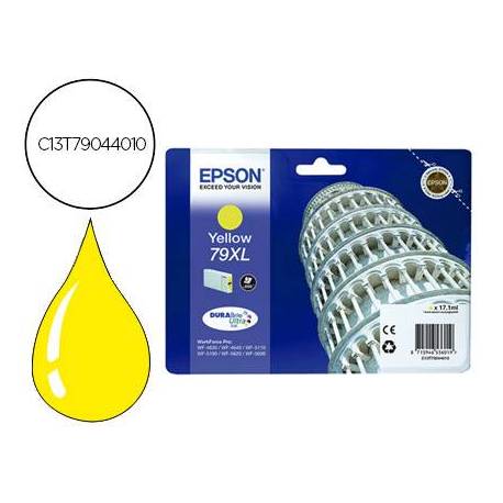 CARTUCHO INK-JET EPSON 79XL COLOR AMARILLO C13T79044010