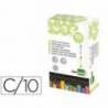 Tizas colores antipolvo Liderpapel caja 10 unidades