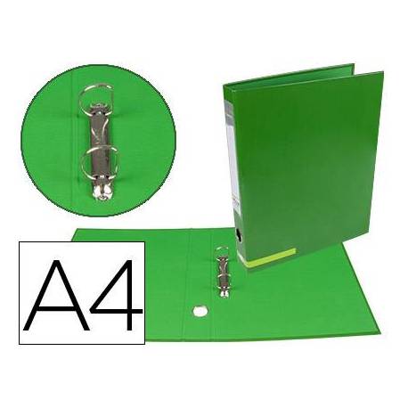 Carpeta Liderpapel cartÃ³n forrado Color System A4 verde 