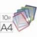 Funda portacatalogo Tarifold Din A4 surtido pack de 10