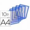 Funda portacatalogo Tarifold Din A4 azul pack de 10