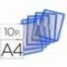 Funda portacatalogo Tarifold Din A4 azul pack de 10