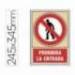 Señal Syssa prohibida la entrada