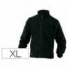 Chaqueta polar DeltaPlus negro talla XL