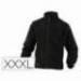 Chaqueta Deltaplus polar con cremallera negra 3XL