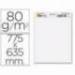 Bloc congreso Post-it autoadhesivo 2 + 1 gratis 775 x 635 mm
