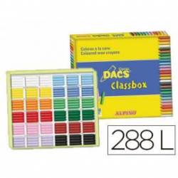 Lapices cera Dacs Classbox caja de 288 unidades
