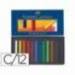 Tiza Faber Castell 12 unidades surtidos