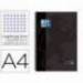 Cuaderno Oxford A4 Gris Tapa Extradura Cuadrícula 5 mm