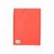 Carpeta de gomas Liderpapel rojo folio