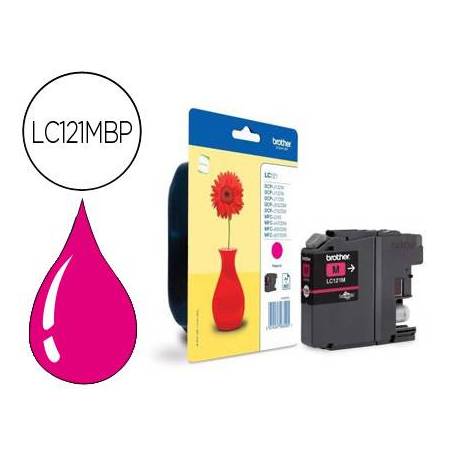 Ink-jet Brother LC121MBP magenta 300 pag