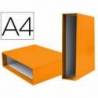 Caja archivador Liderpapel de palanca Din A4 documenta Naranja