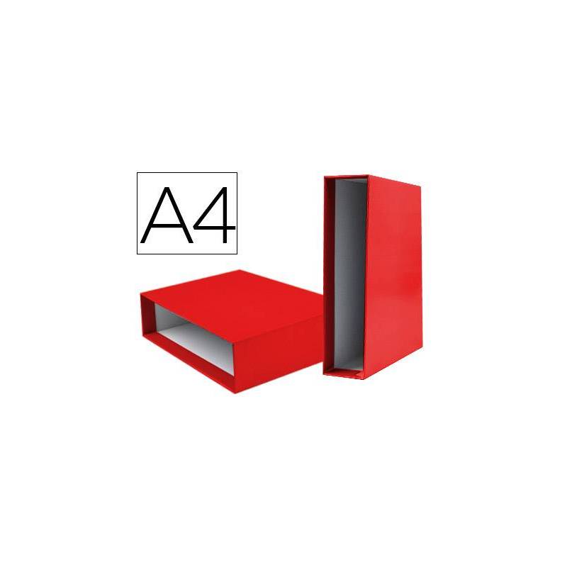 Caja Archivador Liderpapel De Palanca Din A4 Documenta Rojo 72776 Caja Archivador Liderpapel De Palanca Din A4 Documenta Rojo 72776