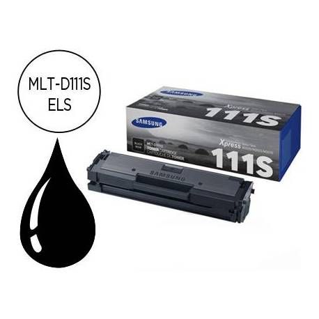 Toner Samsung negro MLT-D111S 1000 pag