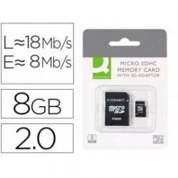 Memoria Flash USB Micro SDHC Q-connect 8GB