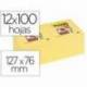 Post-it ® Bloc notas quita y pon 76 x 127 mm amarillo