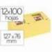 Post-it ® Bloc notas quita y pon 76 x 127 mm amarillo