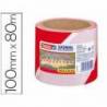Cinta de señalización Tesa 100 m x 80 mm