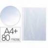 Funda Multitaladro Q-Connect A4+ 80 MC Cristal 10 uds
