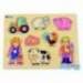 Puzzle Granja 8 piezas a partir de 18 meses marca Andreutoys
