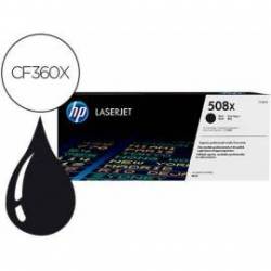Toner HP 508X Laserjet color negro CF360X 12500 paginas