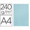 Papel Pergamino Liderpapel DIN A4 240g/m2 Azul Pack de 25 Hojas