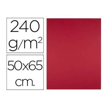 Cartulina Liderpapel Rojo Navidad 50x65 cm 240 gr Paquete 25 unidades