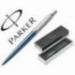 Bolígrafo Parker Jotter Waterllo CT Punta 1mm Tinta Azul Color Azul en Estuche