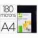 Tapa de Encuadernacion PVC Q connect Din A4 Opaca 180MC pack 100 uds