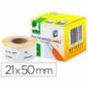 Etiqueta Adhesiva Q-Connect KF 18541 Compatible Dymo 21x50 mm Caja 220 uds