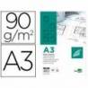Bloc Papel Vegetal Liderpapel DIN A3 90g/m2 Encolado 50 hojas