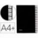 Carpeta Clasificadora Pardo A4+ Carton Compacto con Fuelle 24 departamentos Negro
