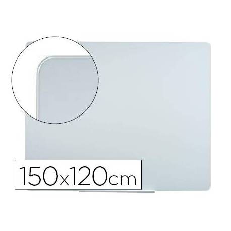 Pizarra Cristal Magnetica sin marco 150x120 Bi-Office