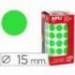 Gomets Apli circulares color verde 15mm