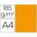 Cartulina Guarro din A4 mandarina 185 gr paquete 50 hojas