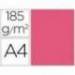 Cartulina Guarro din a4 color fucsia 185 gr paquete 50 hojas
