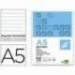 Recambio Liderpapel DIN A5 6 taladros 70gr rayado horizontal