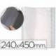 Forralibro PP ajustable adhesivo Medida 240 x 450 mm.