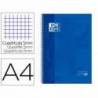 Bloc espiral Oxford Din A-4 extradura 80 hojas microperforado azul