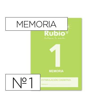 Cuaderno Rubio Memoria 1 Estimulación Cognitiva 20 páginas