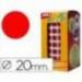 Gomets Apli circulares rojos 20mm
