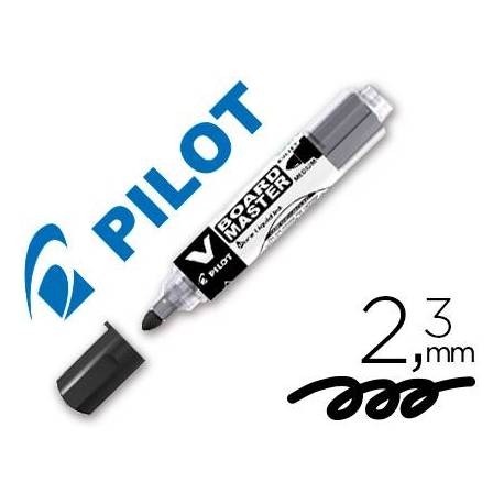Rotulador Pilot Vboard Master color negro para pizarra blanca