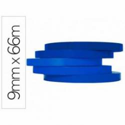 Cinta precintadora Q-Connect 66mx9mm azul adhesiva